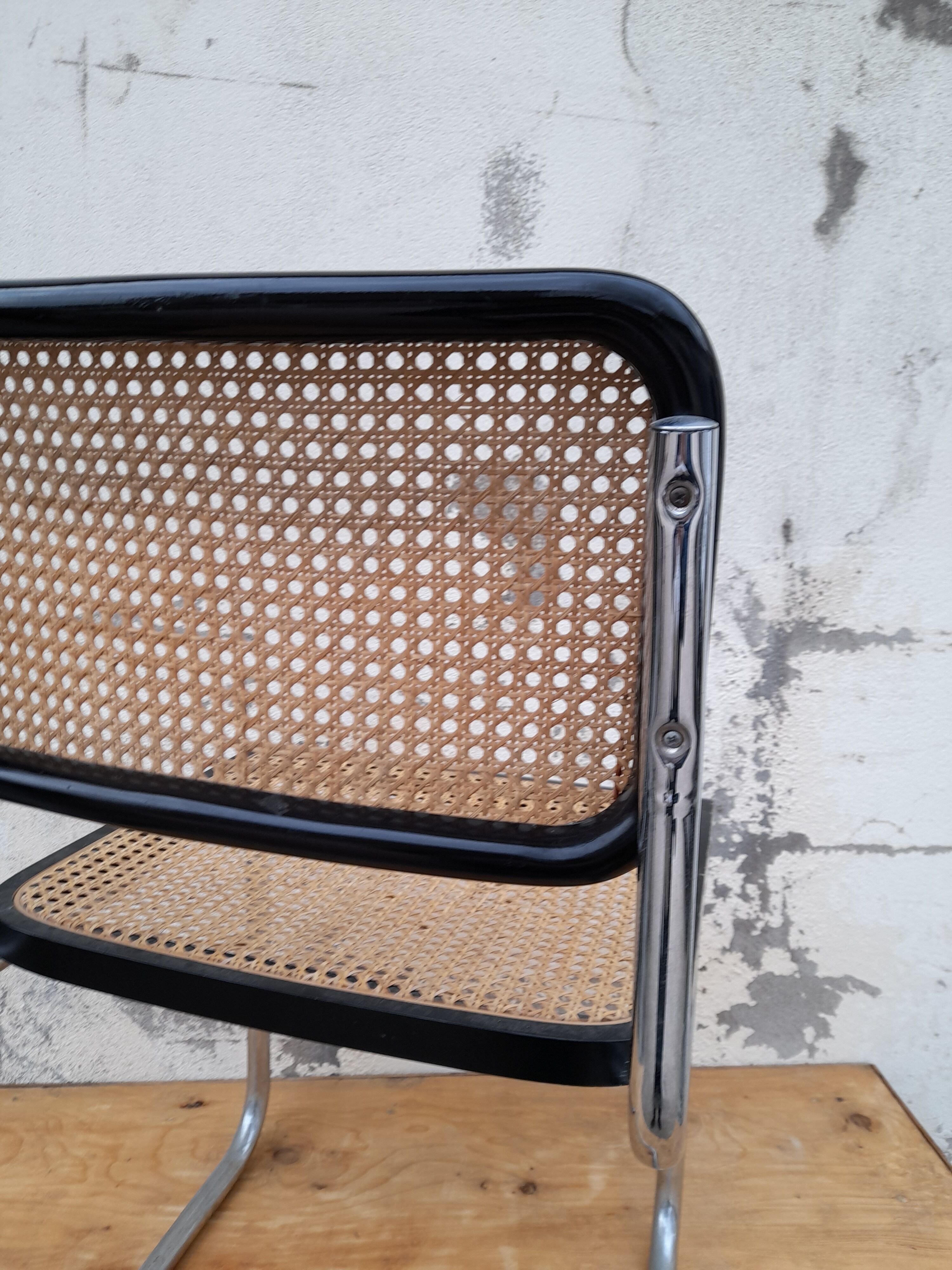 Chaise Marcel Breuer b32 signé Italy