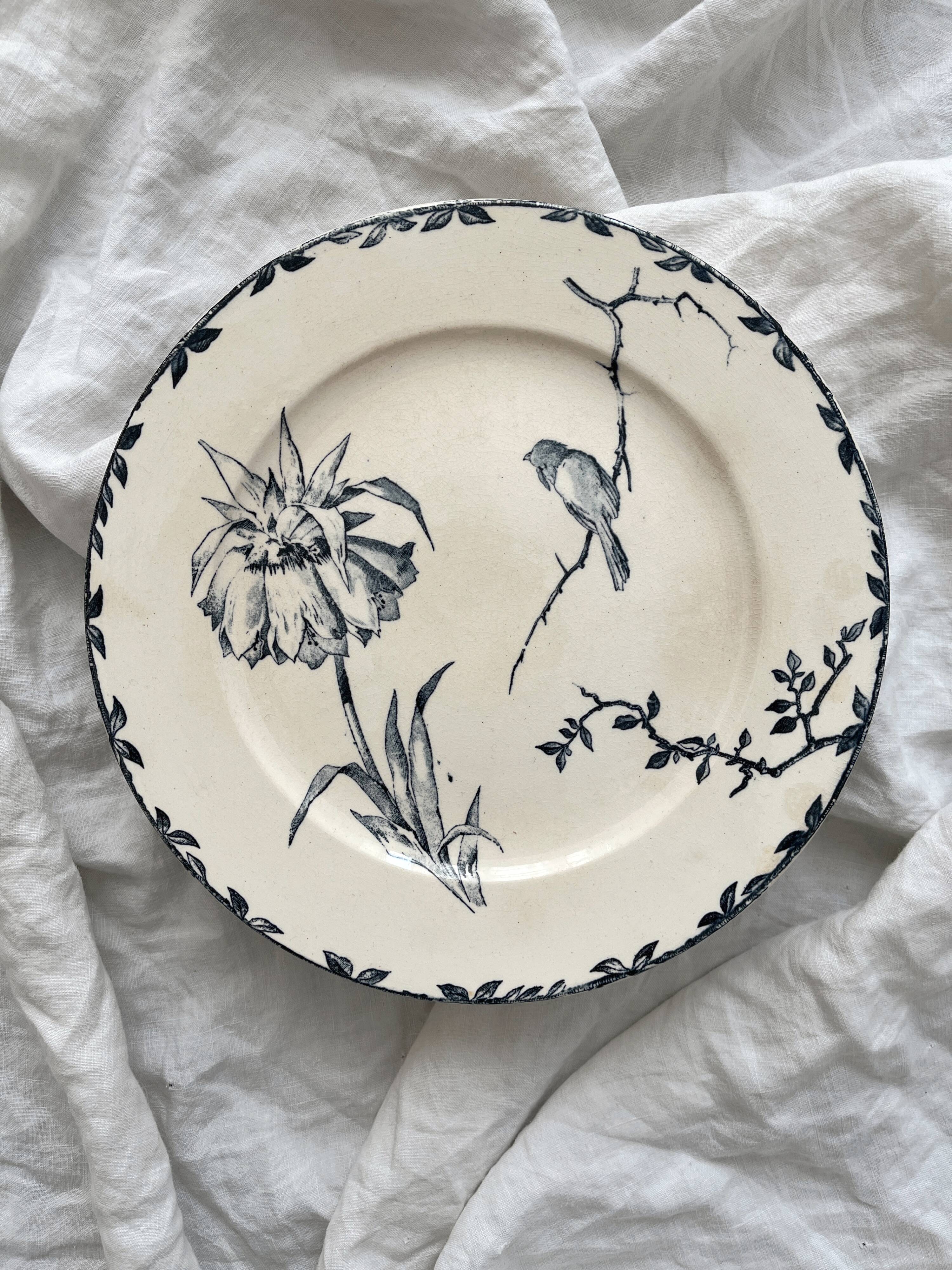 Low ironstone fruit bowl "Oxford" Choisy le Roi