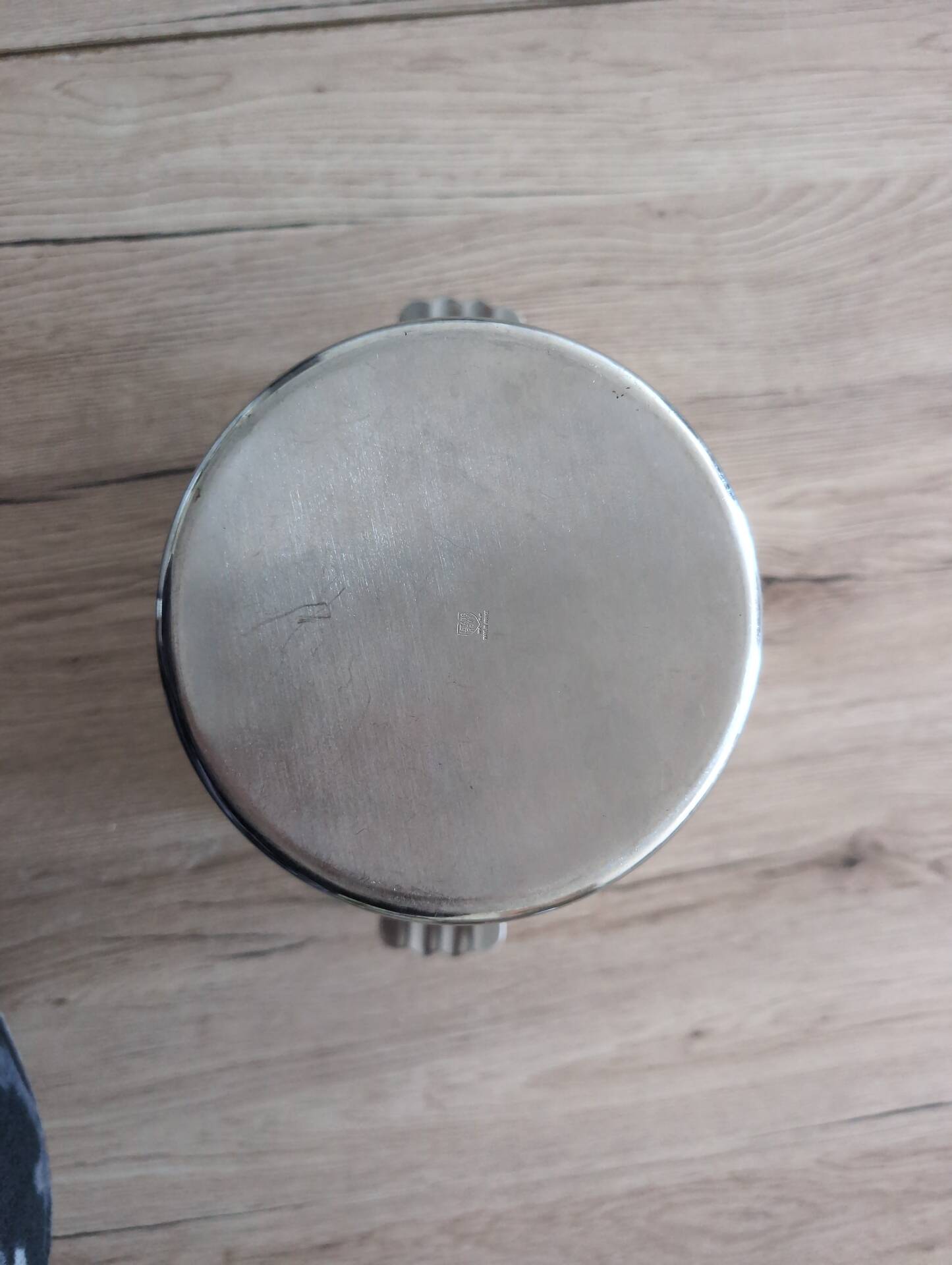 Champagne Bucket Letang Rémy Solid Stainless Steel Vintage Design Made in France