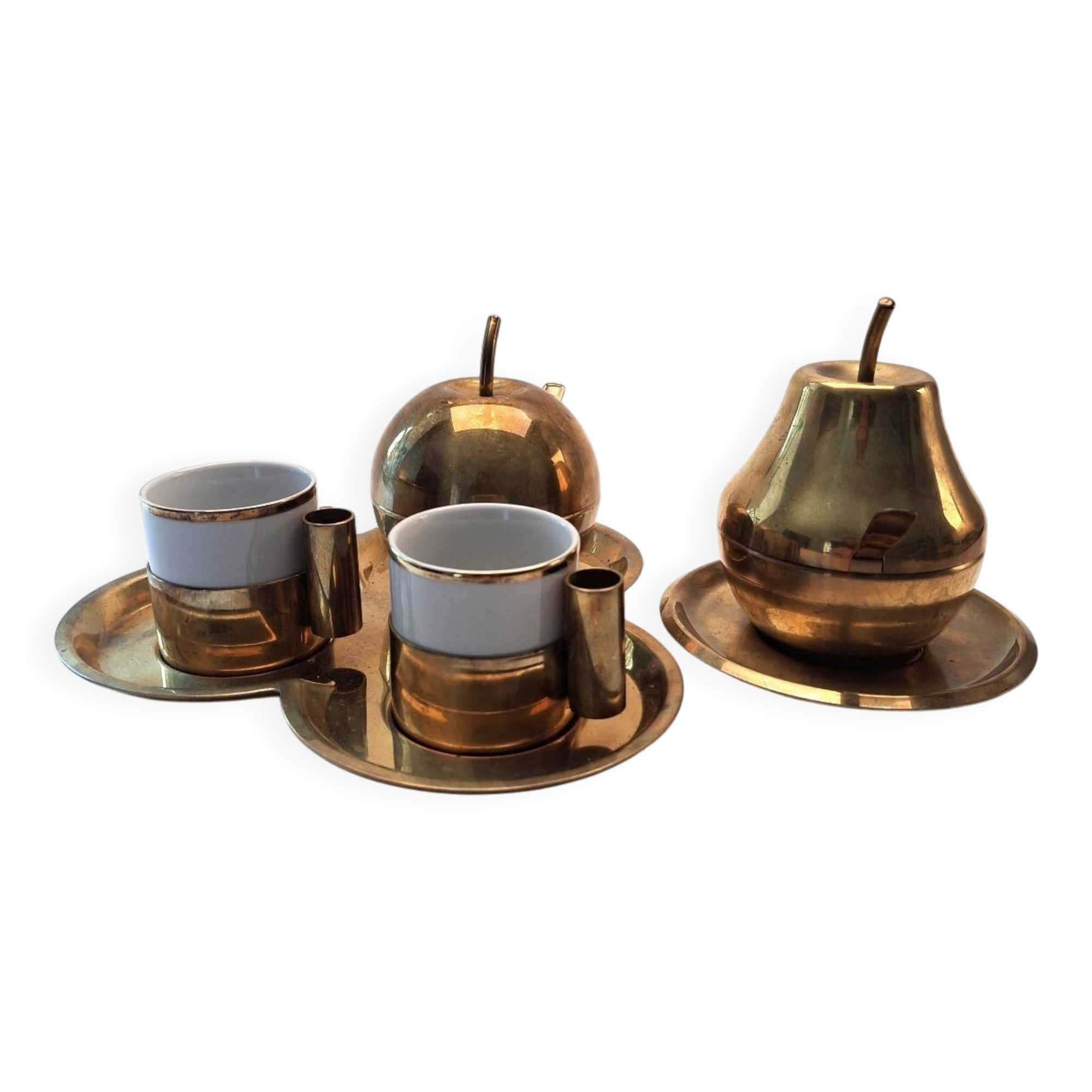 Elegant Vintage Coffee Set – Italian Art Deco, 1960s
