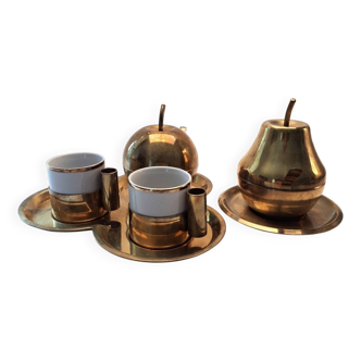 Service à café vintage élégant – Art déco italien, années 1960