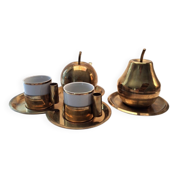 Elegant Vintage Coffee Set – Italian Art Deco, 1960s