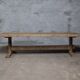 Table de ferme Hed en chêne massif ancien - 275 cm