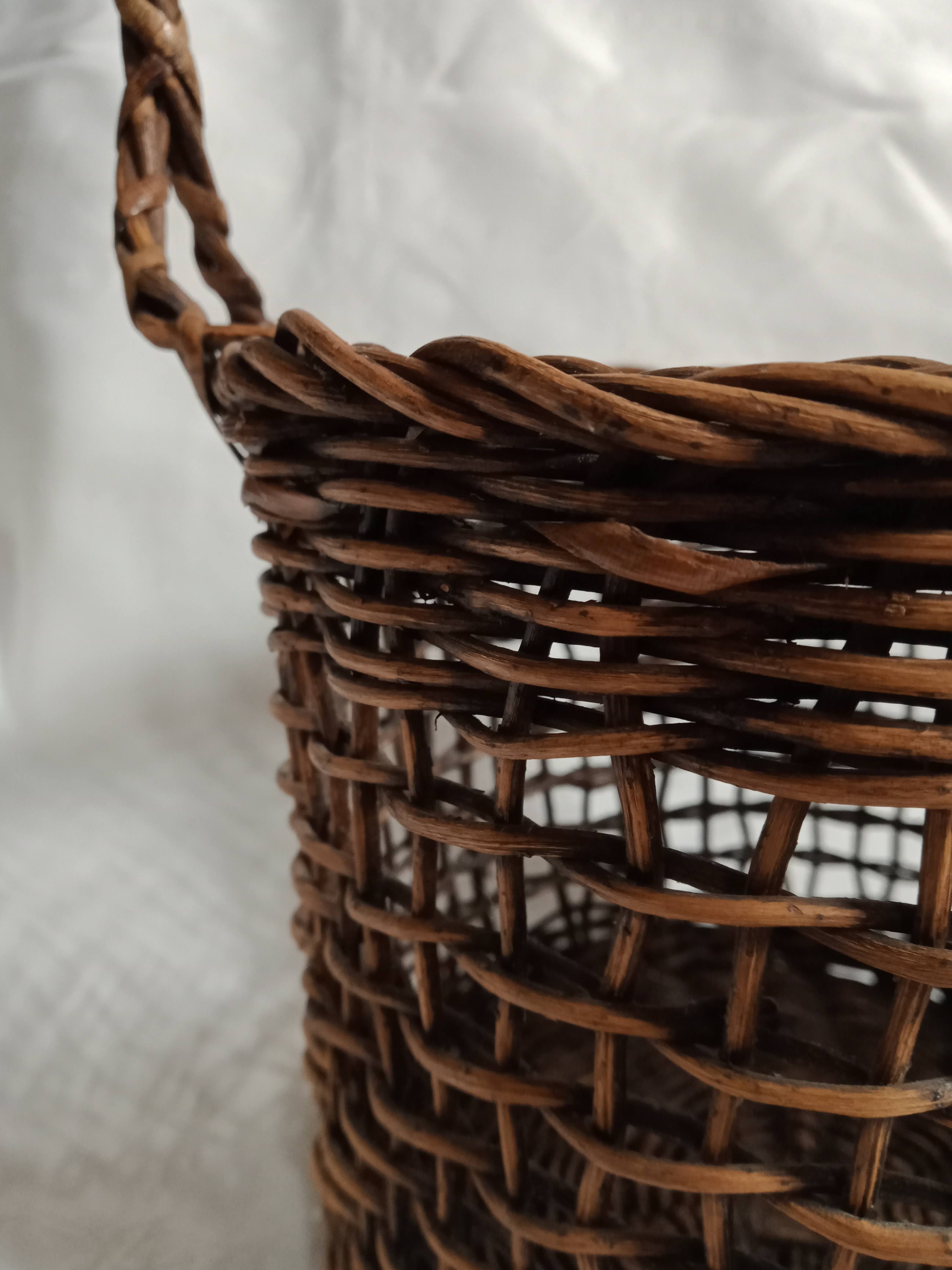 Antique wicker basket