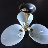 Chandelier 60s brass