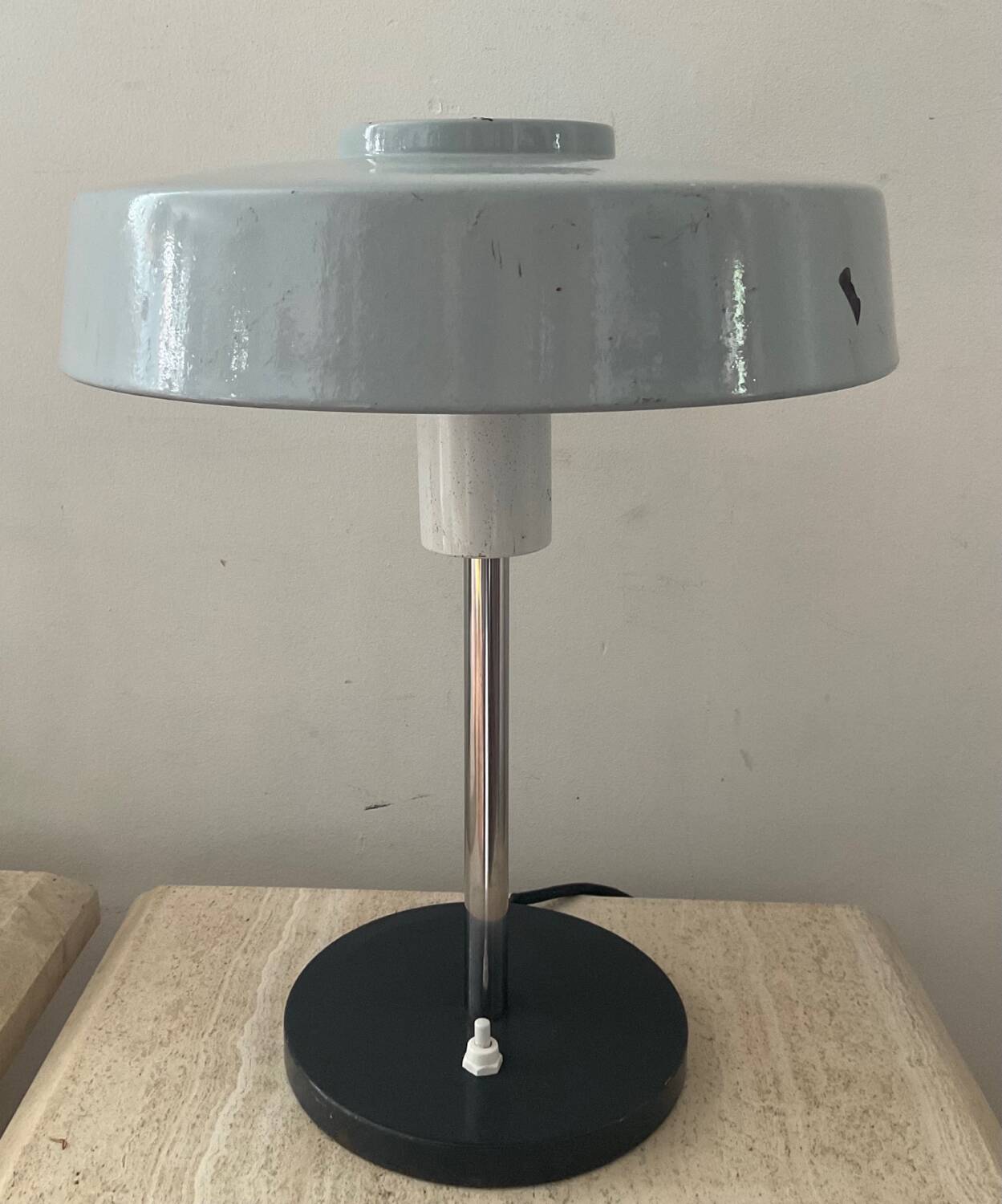 Vintage lamp from the 50s in sheet metal