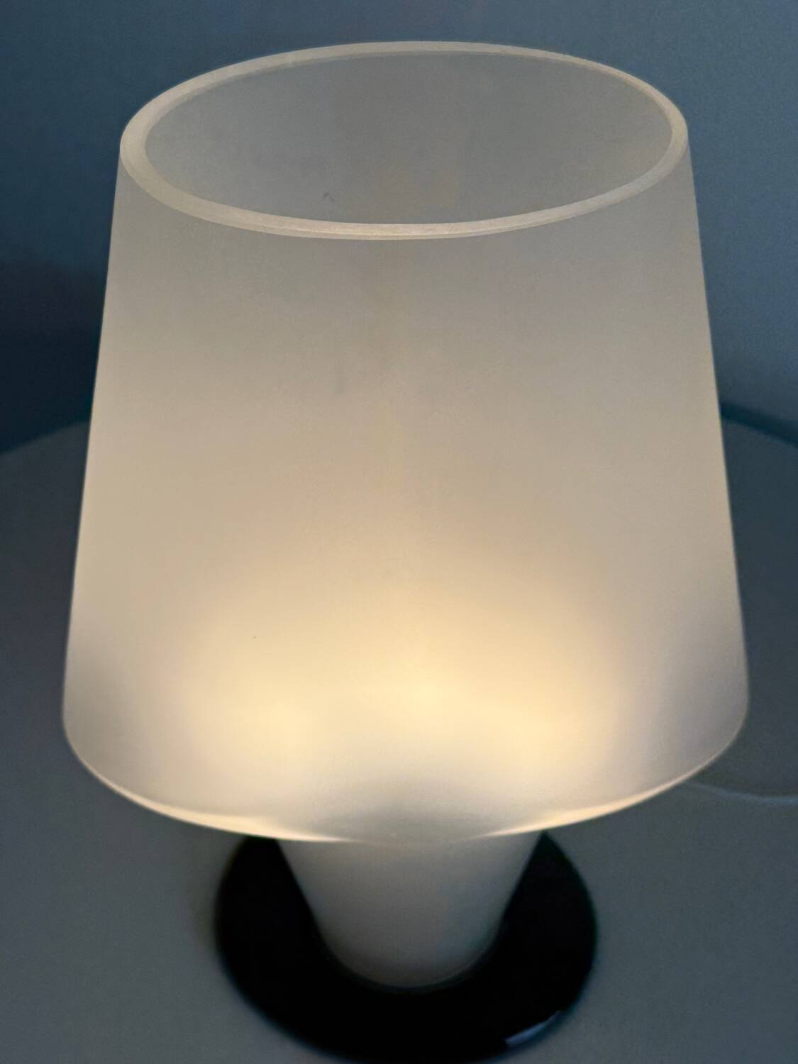 Murano glass table lamp attributed to Mazzega - vintage - 1980s.