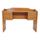 Coiffeuse ou bureau en rotin des années 70, Pays-Bas