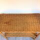 Rattan console / vintage 60s-70s