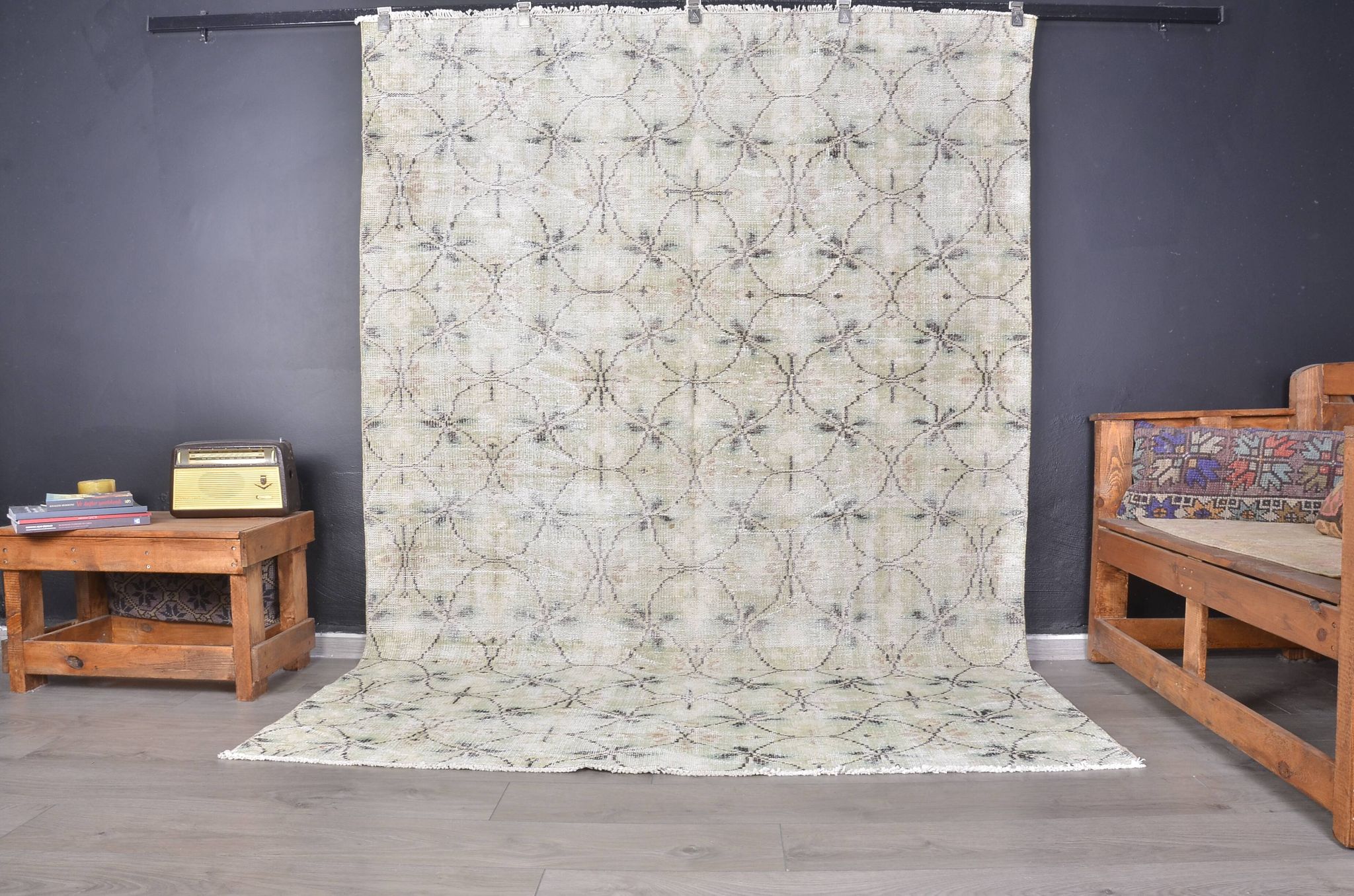 Oushak Anatolian Decorative Wool Rug sku 1326