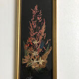 Natural flowers frame