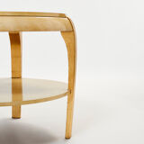 Side table parchment gilding 1930s