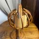Rattan and bamboo lamp, Louis Sognot