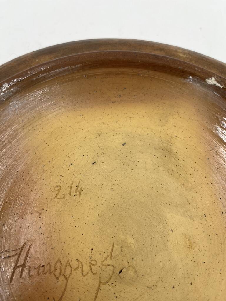 Stoneware fruit dish