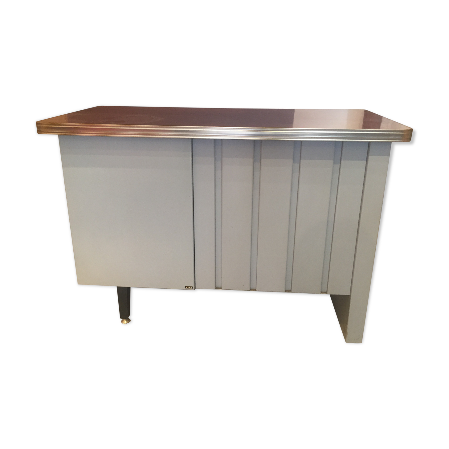 Small metal desk