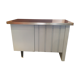 Small metal desk