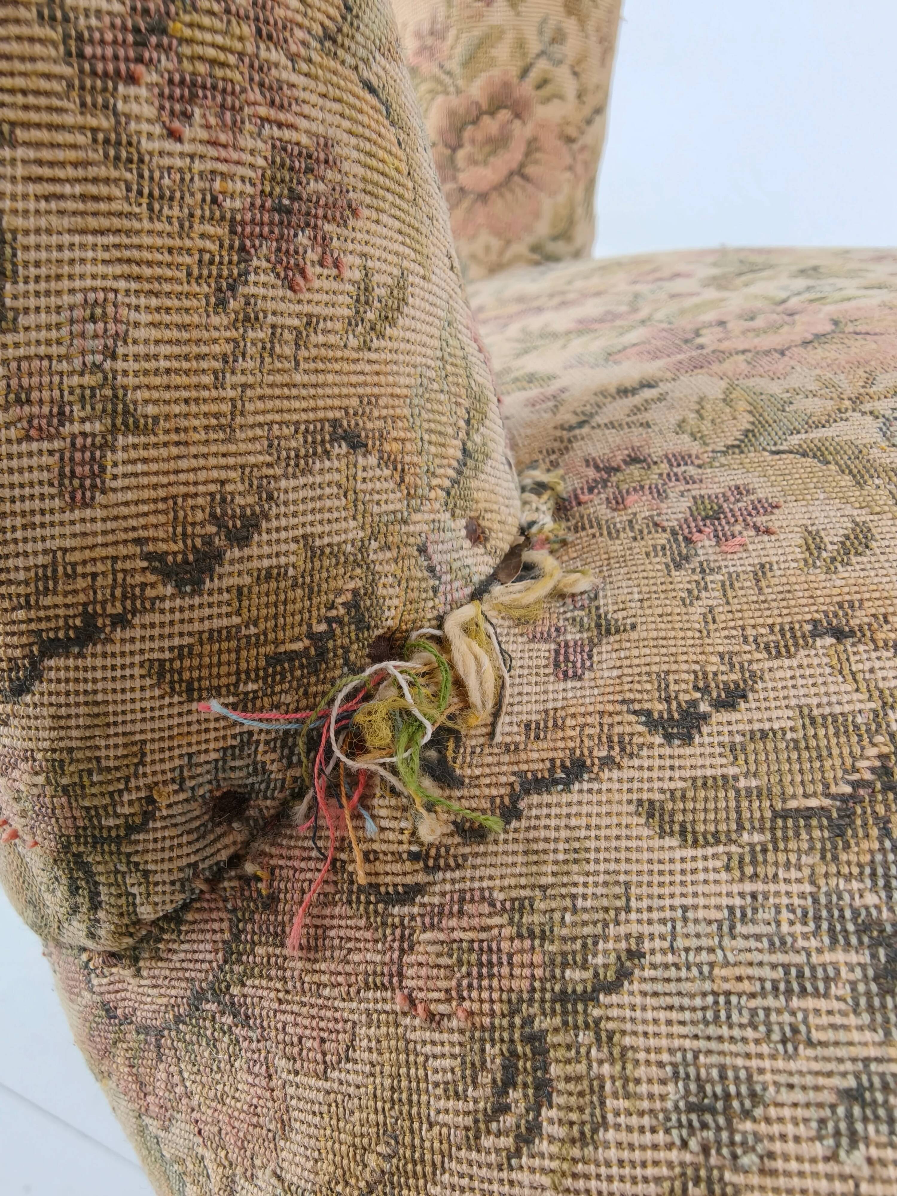 Rare 19th century highly decorative bull horn armchair (1870)