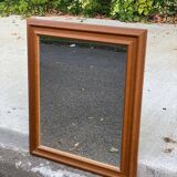 Miroir rectangulaire scandinave vintage en bois massif 61x51cm