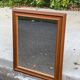 Miroir rectangulaire scandinave vintage en bois massif 61x51cm