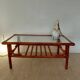 1970s rattan coffee table