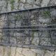 Folding iron shelf