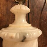 Alabaster lamp base