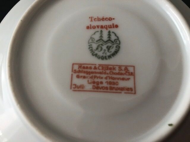 6 Haas & Czjzek cups