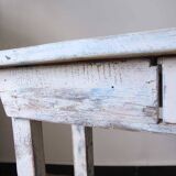Weathered wooden console