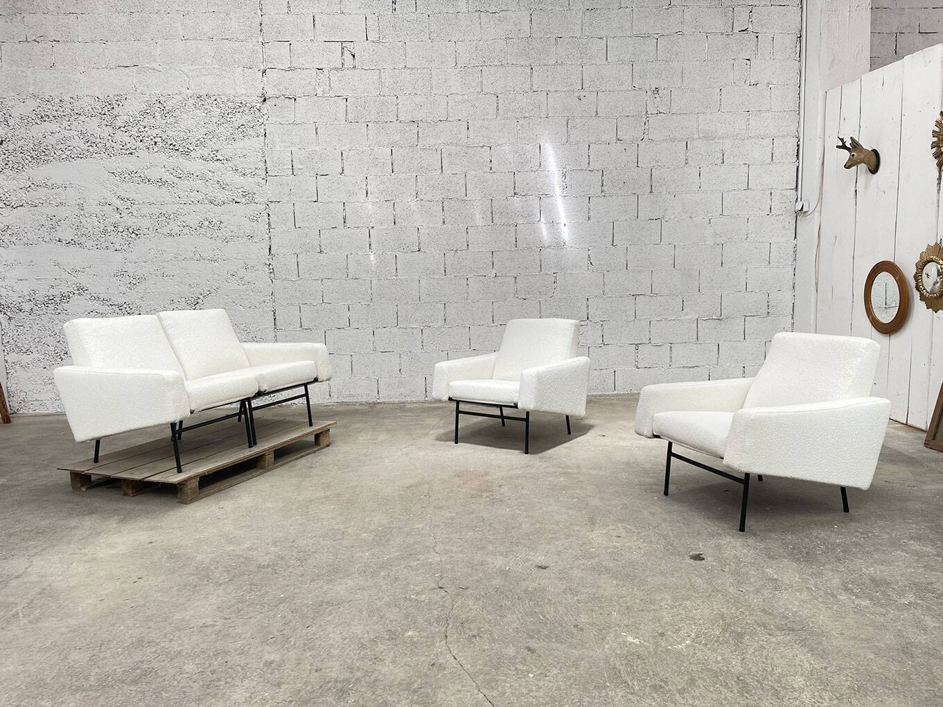 Pierre Guariche living room set for Airborne