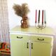 Yellow formica buffet