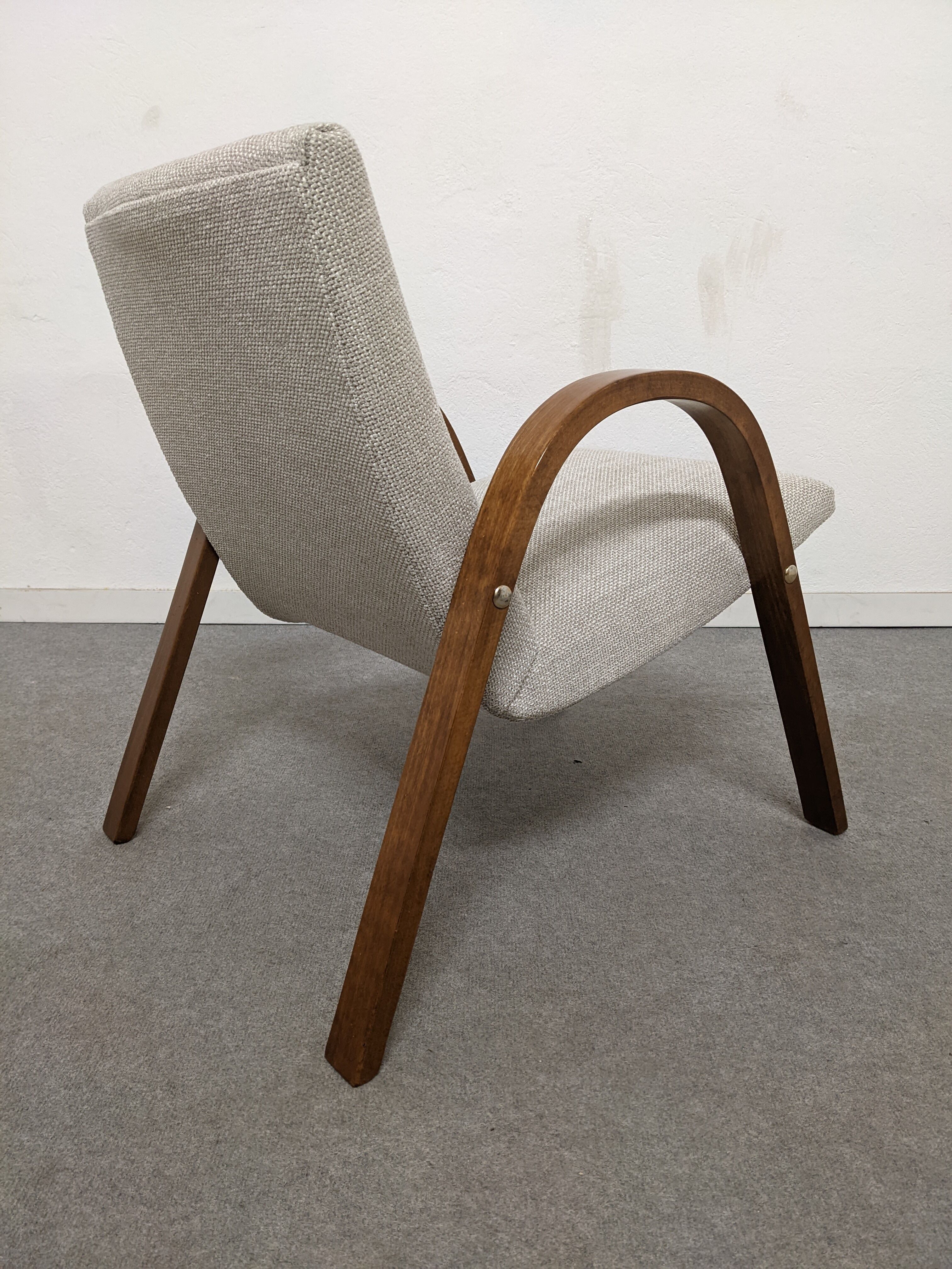 Pair of Bow Wood armchairs from the 50s/60s by Steiner