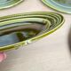 Set of 6 dessert plates in earthenware of St Amand