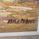Oil Painting on Canvas Alpine Provence Landscape Signed Bremont