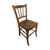 Vintage wooden bistro chair sitting shell
