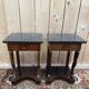 Pair of Empire-style bedside tables