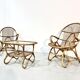 Vintage Bamboo Garden Set by Dirk van Sliedrecht for  Rohé Noordwolde,70s.