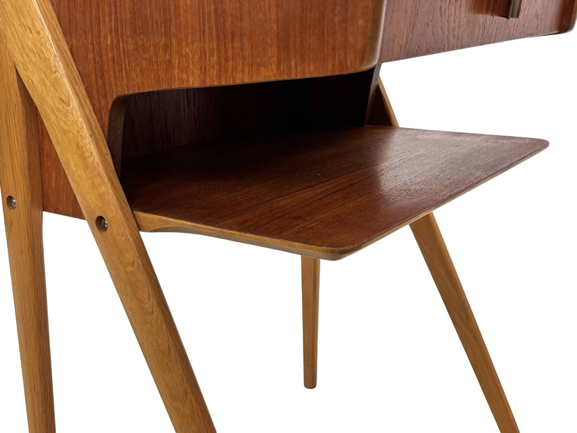 Vintage Scandinavian teak side table/bedside table and 60's Design