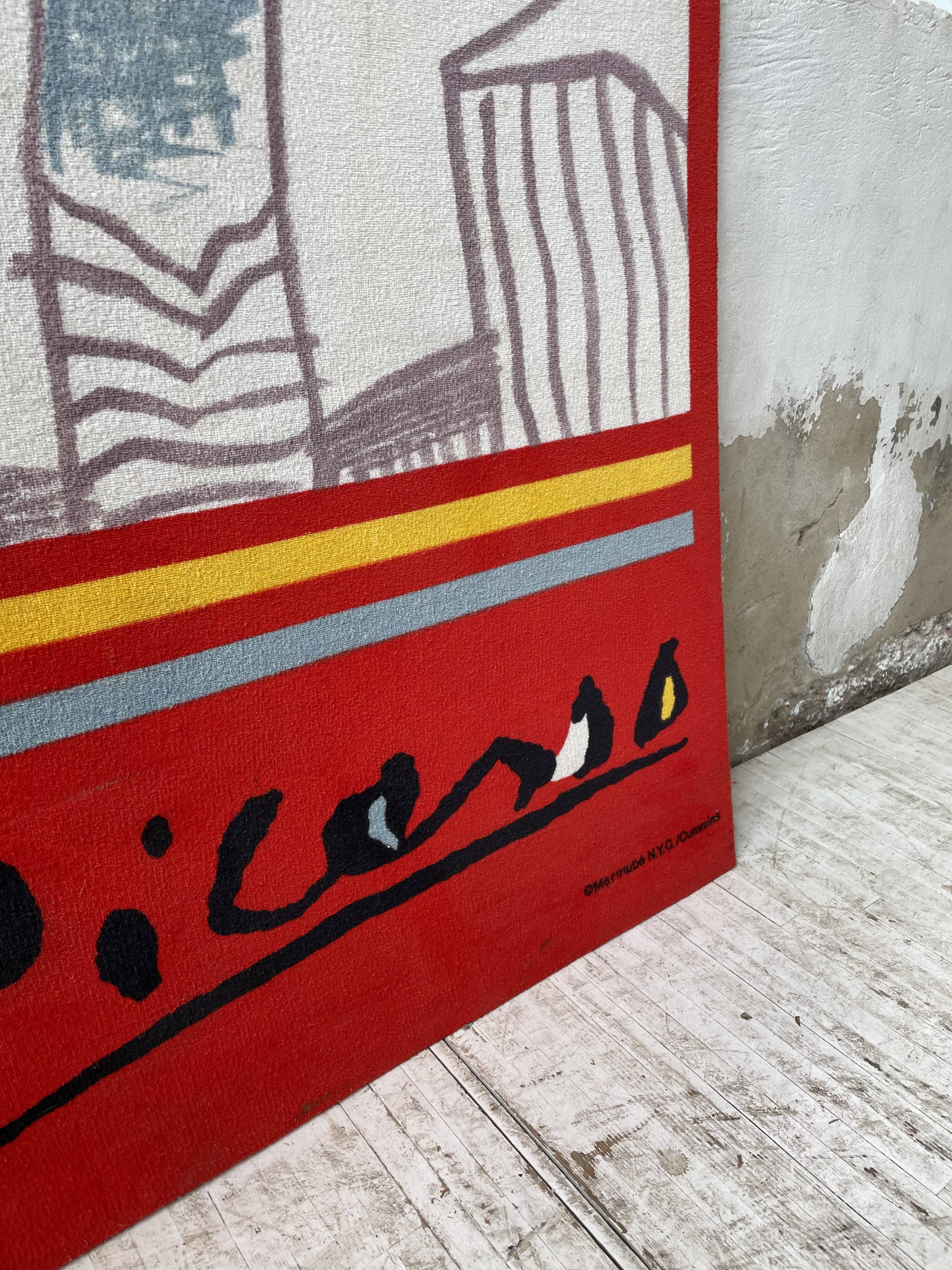 Canvas tapestry Picasso fabric coated on wood XXL