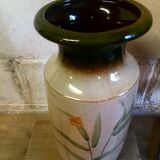Vintage West Germany ceramic bamboo vase