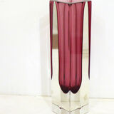 Large sommerso vase, Murano glass