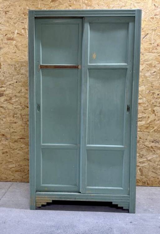 Parisian wardrobe with 2 sliding doors