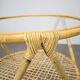 Mid-Century Bamboo and Glass Coffee Table by Alan Fuchs, Czechoslovakia, 1960s