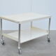 White metal trolley from the 60´s