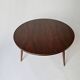 vintage coffee table design 1960 in rosewood wood 60s 70s