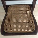 Cane folding chair