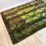 Tapis à poils longs vert brune, Suède, Öster Gyllen