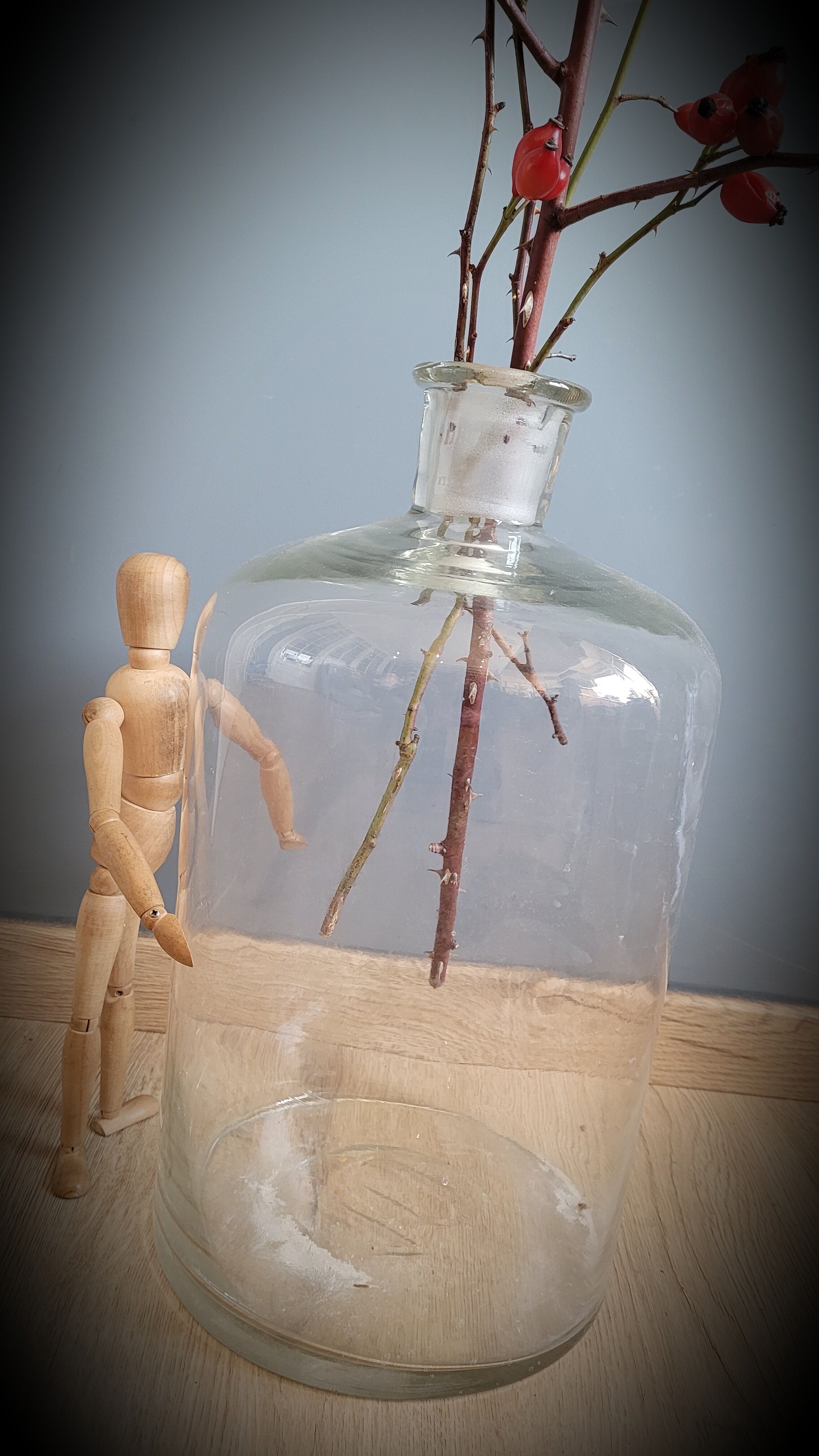 Transparent 10L apothecary bottle