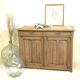 Buffet parisien en bois brut