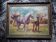 Ancient painting depicting horses