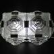 1970s Brutalist Wall Glass Light by Kamenicky Senov, Czechoslovakia